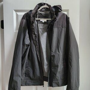 Mens Calvin Klein zip up jacket with zip away hood size XL